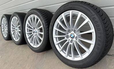 4x Original BMW 5er G30 G31 18 Zoll Winterräder Vielspeiche 619 6861224 DOT21 7-8,5mm