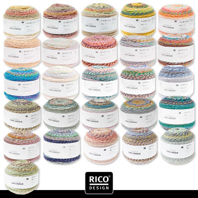 Rico Design 200 g Creative Chic-Unique Wolle Stricken Häkeln 26 Farben