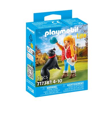 Playmobil® My Life 71738 Frau mit Sennenhund