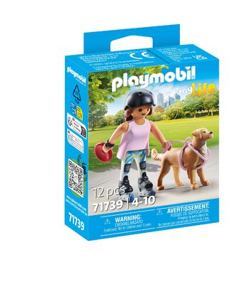 Playmobil® My Life 71739 Inlinerin mit Retriever