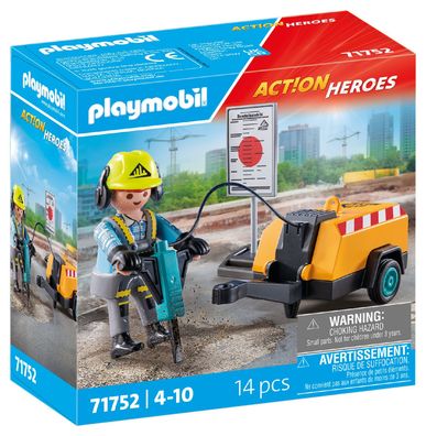 Playmobil® Action Heroes 71752 Bauarbeiter mit Meißel