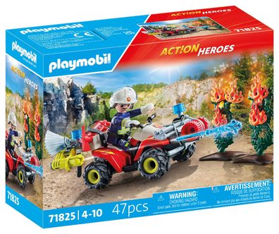 Playmobil® Action Heroes 71825 Feuerwehr Quad löscht Heckenbrand