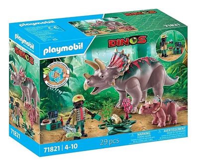 Playmobil® Dinos 71821 Triceratops mit Jungtier