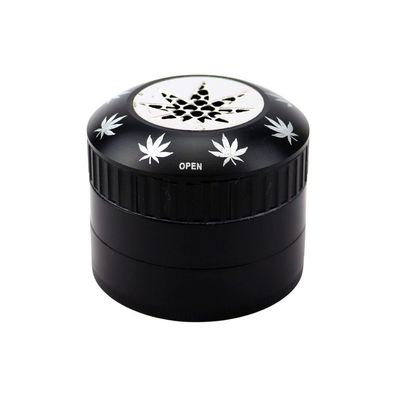 Kräutermühle, Cannabis, 52mm, 4-teilig