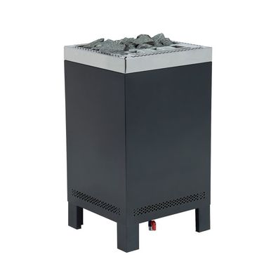 Infraworld Sparta Floor Combi Verdampferofen 9 kW schwarz inkl. Saunasteine