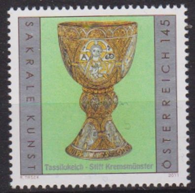 Österreich 2011 postfrisch Sakrale Kunst in Österreich MiNr. 2944 Tassilo-Kelch