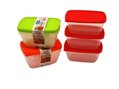 Gefrierdosen 3er Set 0,7 Liter - diverse Farben