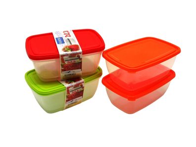 Gefrierdosen 2er Set 2,3 Liter - diverse Farben