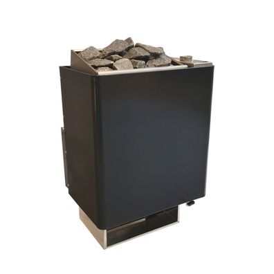 Infraworld Durano black Verdampferofen 9 kW Combi Saunaofen inkl. Saunasteine