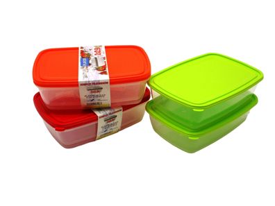 Gefrierdosen 2er Set 2,9 Liter - diverse Farben