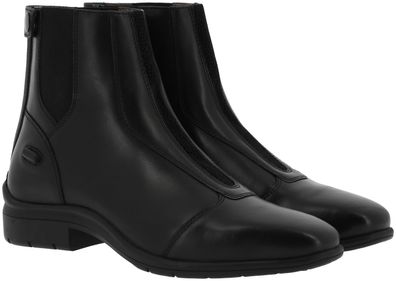 Equithème Sporty Damen Reißverschlussstiefelette Rindsleder Schwarz
