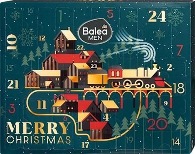 Balea MEN Adventskalender 2025 "MERRY Christmas" Mann Herren Männer Advent