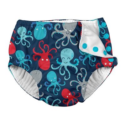 Iplay Swim Diaper Badewindel Schwimmwindel Navy Octopus - Grösse: S 4,5-8kg