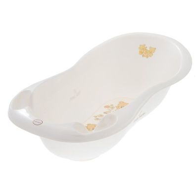 Anatomische badewanne 102 cm weiß - teddybär