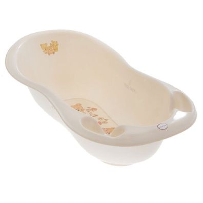Anatomische badewanne 102 cm beige - teddybär