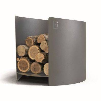 Arena Designer Stahl Holzlege Anthrazit mit Rollen