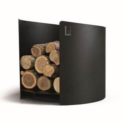 Arena Designer Stahl Holzlege Schwarz mit Rollen