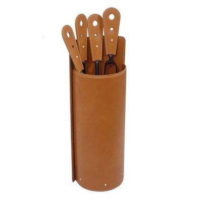 Alery Designer Kaminbesteckset Braun
