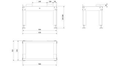 Sockel für MAJA- und ANTEK-Einsätze