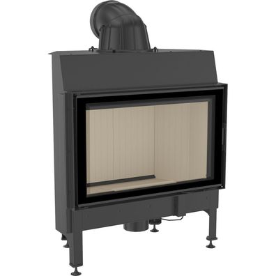Kamineinsatz aus Stahl KRATKI NADIA 12 kW Ø 200