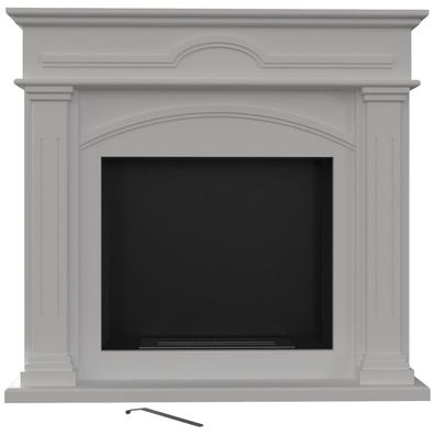 Portal Bioethanolkamin December TÜV weiß