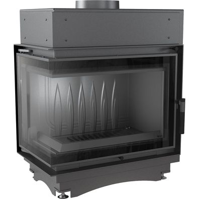 Kamineinsatz Gusseisen KRATKI MAJA DECO links 8 kW Ø 180