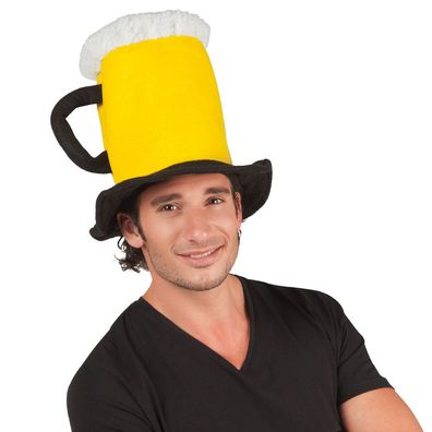 Hut Bier lustiger Partyhut in Bierkrug-Form für Damen und Herren Oktoberfest