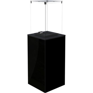 Terrassenheizer Patio Mini Glas schwarz manuelle Steuerung 8,2kW