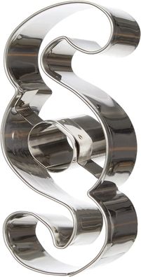 Städter Ausstecher § - Paragraphen-Zeichen 7,5 cm Edelstahl 200739