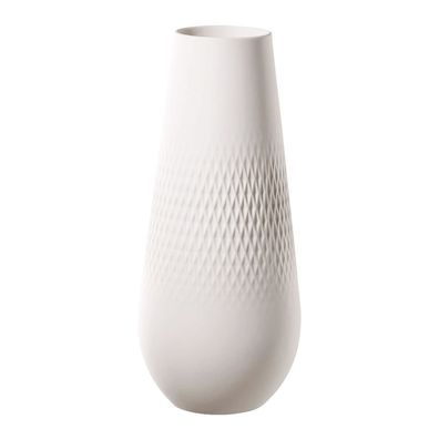 Manufacture Collier blanc Vase Carré hoch 116 mm, 1500 ml | Villeroy & Boch |