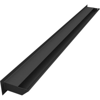 Lüftungsgitter LUFT 6x100 schwarz Slim