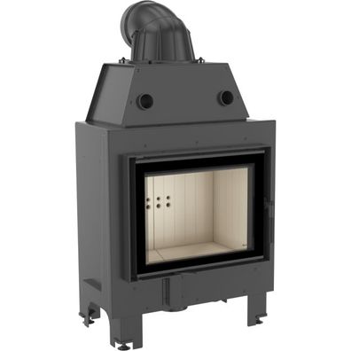 Kamineinsatz aus Stahl KRATKI MBM 10 kW Ø 200 mit Türfeder