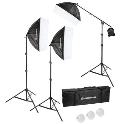 Bresser - F004491 - BR-230B LED-Tageslicht-Set mit Softboxen