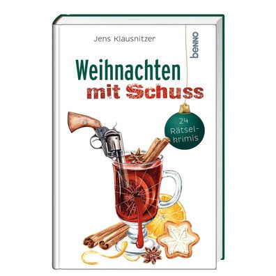 Weihnachten mit Schuss | 24 Rätselkrimis | Jens Klausnitzer | Buch | 80 S