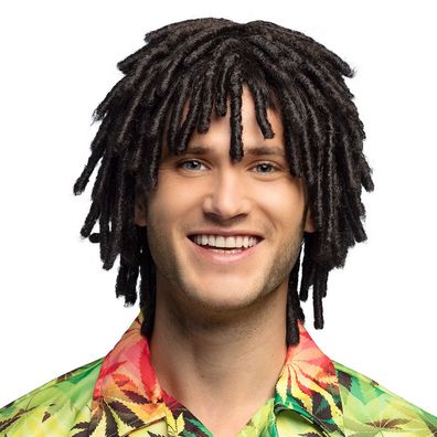 Perücke Levi Rasta Dreadlock Perücke schwarz für Herren Karneval Fasching & Party