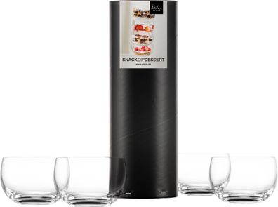 Eisch 4 Dessertschalen 310/10 in Geschenkröhre Dessert 30031010/ 180123