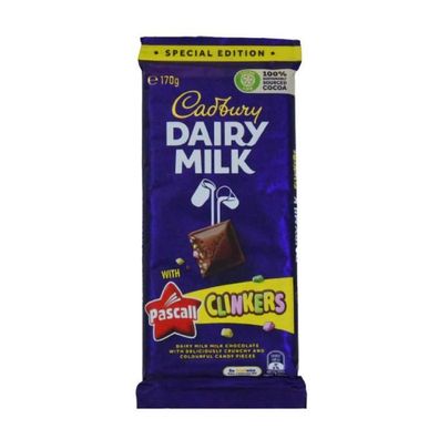 Cadbury Pascall Clinkers Schokolade - Import [MHD: 01.10.2025] 170 g
