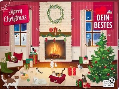 Dein Bestes Katze Adventskalender 2025, für Katzen Weihnachten Advent Kalender