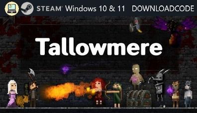 NEU PC Computer Spiel Tallowmere für Windows 10 11 STEAM Download Code Game Key