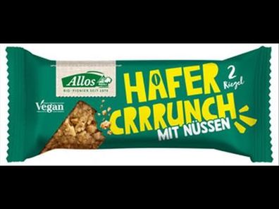 Allos Hafercrrrunch Riegel Nuss 50g