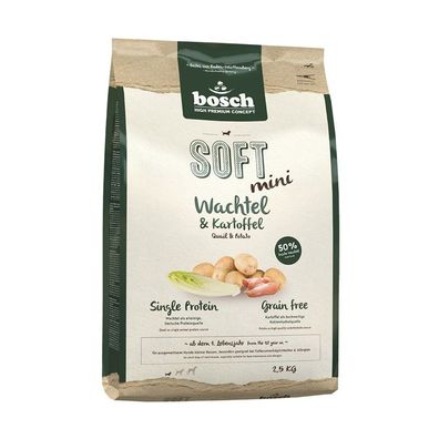 Bosch Soft Mini Wachtel & Kartoffel 2 x 2,5 kg