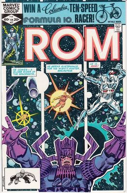 ROM (Spaceknight) # 27 (guest: Galactus) (Sal Buscema) (USA, 1982)