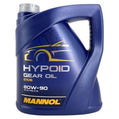 Mannol Hypoid Gear Oil Getriebeöl 80W-90 GL-4/GL-5 LS 4 Liter