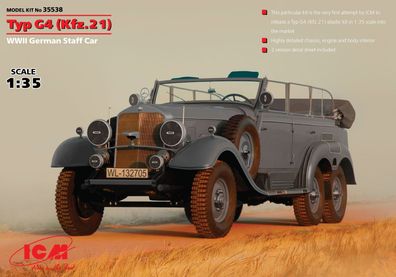 ICM Mercedes Benz Typ G4 Kfz.21 Germann Staff 35538 in 1:35 ICM 3315538 Bausatz