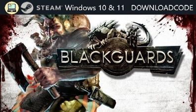 NEU PC Computer Spiel Blackguards für Windows 10 11 STEAM Download Code Game Key