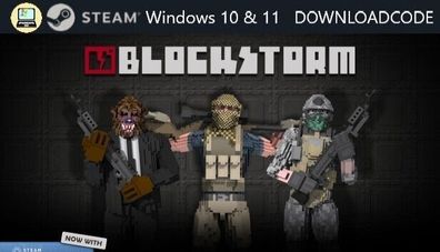 NEU PC Computer Spiel Blockstorm für Windows 10 11 STEAM Download Code Game Key