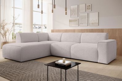 AX LIVING Couch Sofa L Form Didim L Creme - 292 cm, stilvoll & bequem L