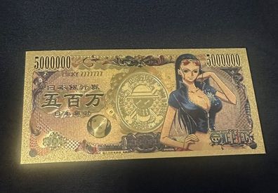 Goldfolie Banknote Anime O. Piece - Nico Robin (CM1609253)