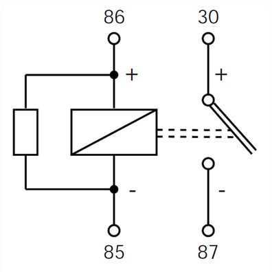 Mikro Relais | MTA | 4-polig | Schließer (NO) | 12V | 30A