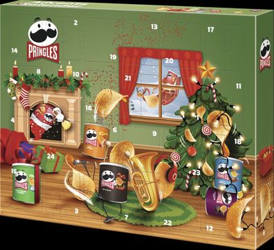 Pringles Chips Adventskalender 2025 - für Kinder Weihnachten Advent Kalender